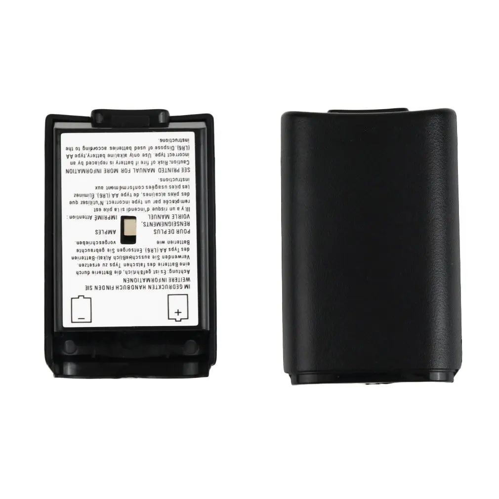 Battery Pack Cover Shell Universal Shield Case Kit for Xbox 360 Wireless Controller High Quality Black Battery Cover Shell
Battery Pack Cover Shell Universal Shield Case Kit for Xbox 360 Wireless Controller High Quality Black Battery Cover Shell