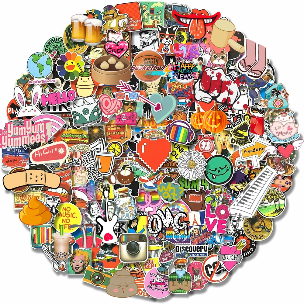 50PCS Random Cartoon Toy Stickers for Laptop Motorcycle Car Styling Luggage Phone Accessories Vinyl Decals DIY Bomb Sticker
50PCS Random Cartoon Toy Stickers for Laptop Motorcycle Car Styling Luggage Phone Accessories Vinyl Decals DIY Bomb Sticker
