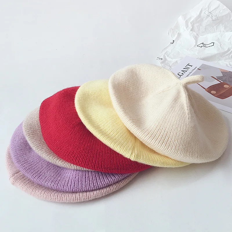 ncmama Fashion Knit Beret Children Baby Hats Autumn Winter Styling Accessories Hipster Painter Hat For Girls Kids Bonnet
ncmama Fashion Knit Beret Children Baby Hats Autumn Winter Styling Accessories Hipster Painter Hat For Girls Kids Bonnet