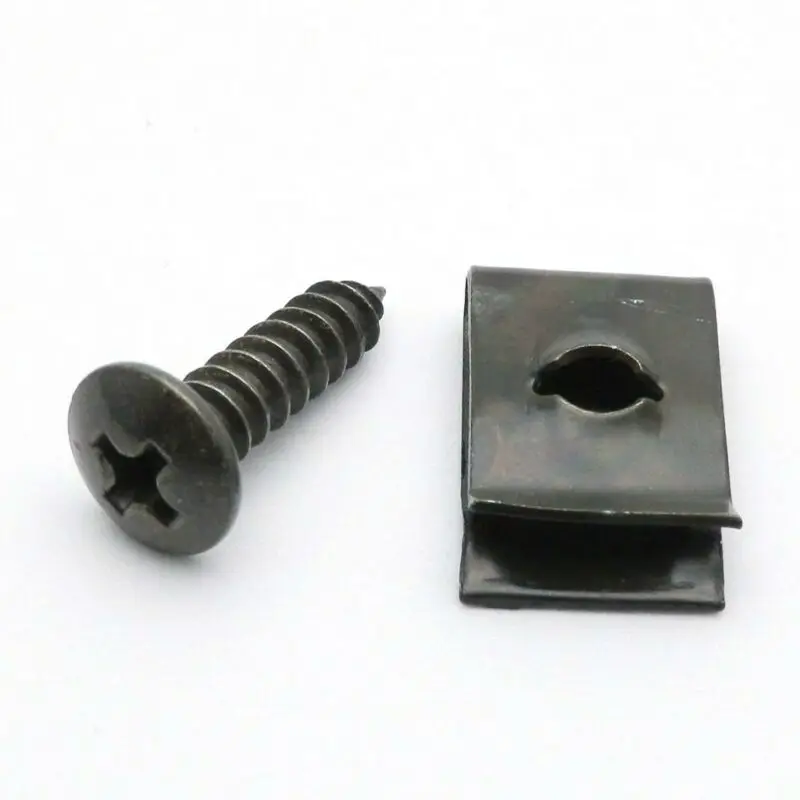 Car Bumper Fender Trim U-type Clips Metal Panel Fasteners Parts Replacement With Screw Accessory New Useful Durable
Car Bumper Fender Trim U-type Clips Metal Panel Fasteners Parts Replacement With Screw Accessory New Useful Durable