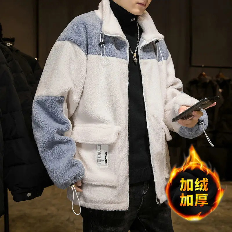 2020 Autumn and winter Plush coat men's jacket student trend youth leisure sportswear men's Plush 5405
2020 Autumn and winter Plush coat men's jacket student trend youth leisure sportswear men's Plush 5405