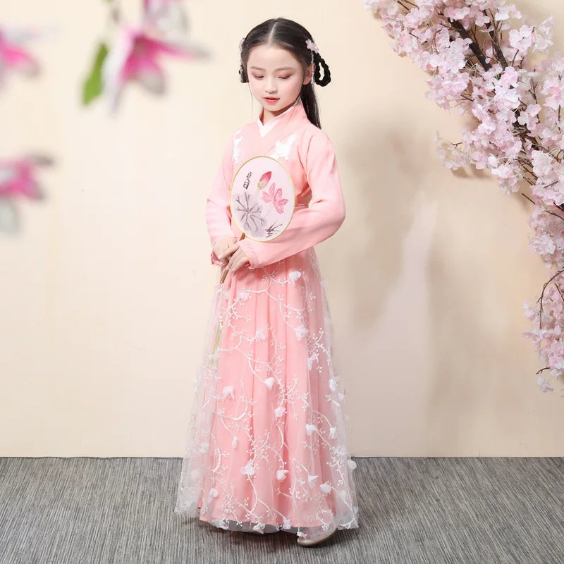 Новая традиционная китайская одежда танцевальный старинный костюм платья для