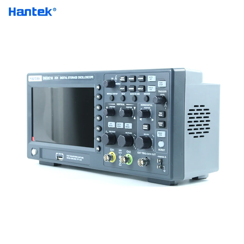 Цифровой осциллограф Hantek DSO2C10 DSO2D10 DSO2D15 2 канала 100 МГц/150 МГц USB-осциллограф 1GSa/s
