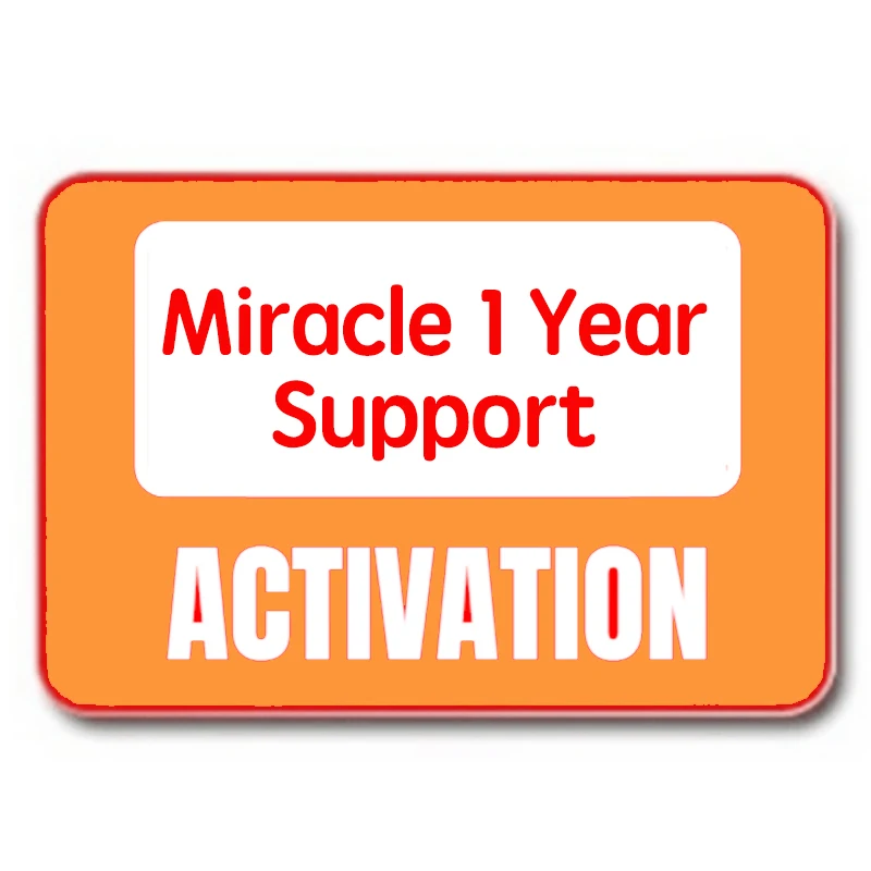 Miracle 1 год поддержка активации чудо-бокса/ключа/электронного ключа активация