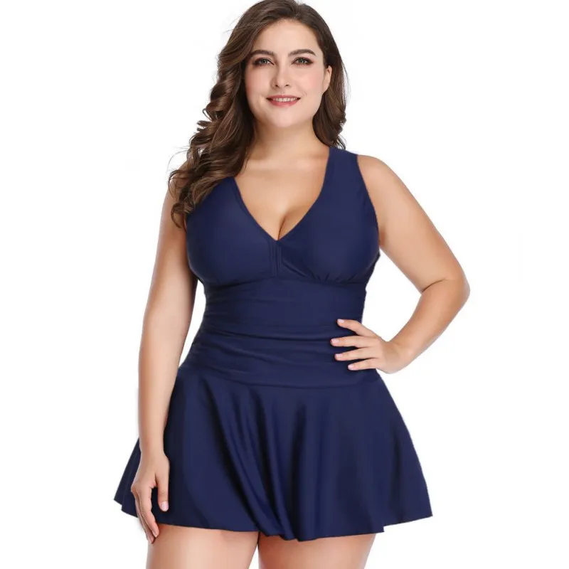 Women Plus Size Swimsuit Tummy Control Swimdress Two-Piece Swimwear with Flared Skirt Bikini Bathing Suits
Women Plus Size Swimsuit Tummy Control Swimdress Two-Piece Swimwear with Flared Skirt Bikini Bathing Suits