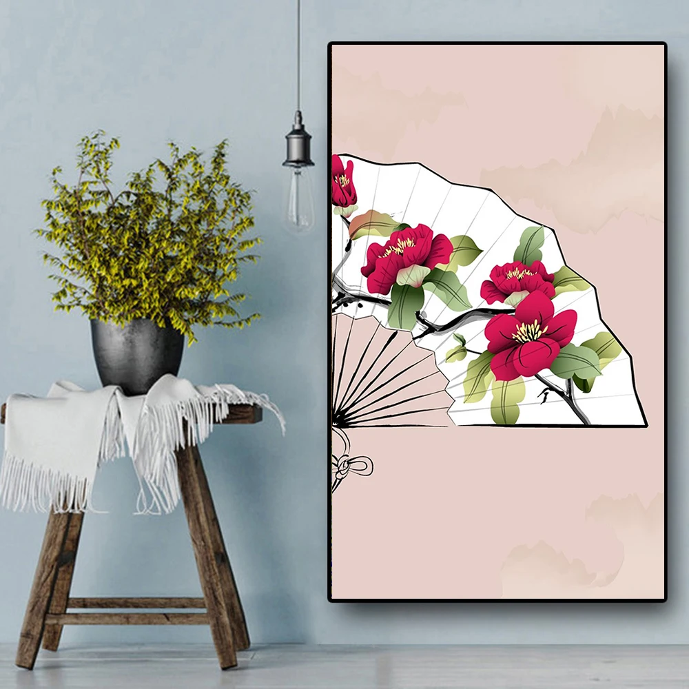 Classical Chinese Fan Canvas Painting Retro Landscape Wall Art Picture Posters and Printings for Bedroom Living Room Decoration
Classical Chinese Fan Canvas Painting Retro Landscape Wall Art Picture Posters and Printings for Bedroom Living Room Decoration
