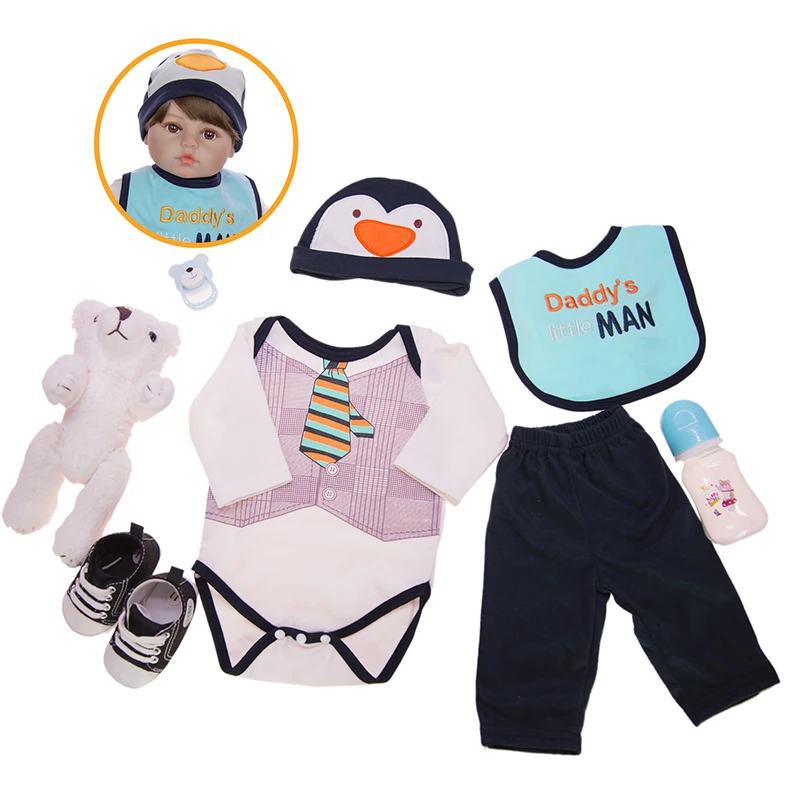 24 Inch Cotton Body Reborn Baby Dolls Kids Toys for Girls Boy Birthday Gift Silicone Bebe Reborn Doll Realistic Newborn
24 Inch Cotton Body Reborn Baby Dolls Kids Toys for Girls Boy Birthday Gift Silicone Bebe Reborn Doll Realistic Newborn