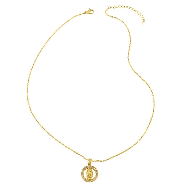 5Pcs Virgin Mary charm pendant,cubic zirconia micro pave Round charms Religion pendant Necklaces Jewelry NKS67
5Pcs Virgin Mary charm pendant,cubic zirconia micro pave Round charms Religion pendant Necklaces Jewelry NKS67