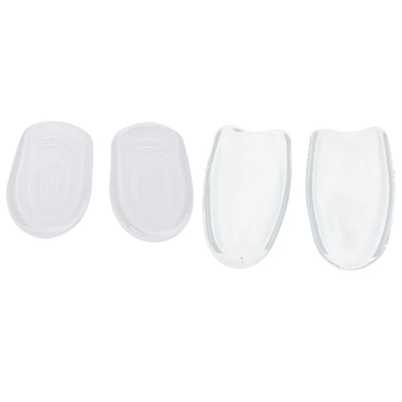 1 Pair 5mm Height Gel Heel Insoles for Women with 1 Pair of Gel Back Heel Half Insoles Inserts Anti-Slip Heel Massage
1 Pair 5mm Height Gel Heel Insoles for Women with 1 Pair of Gel Back Heel Half Insoles Inserts Anti-Slip Heel Massage