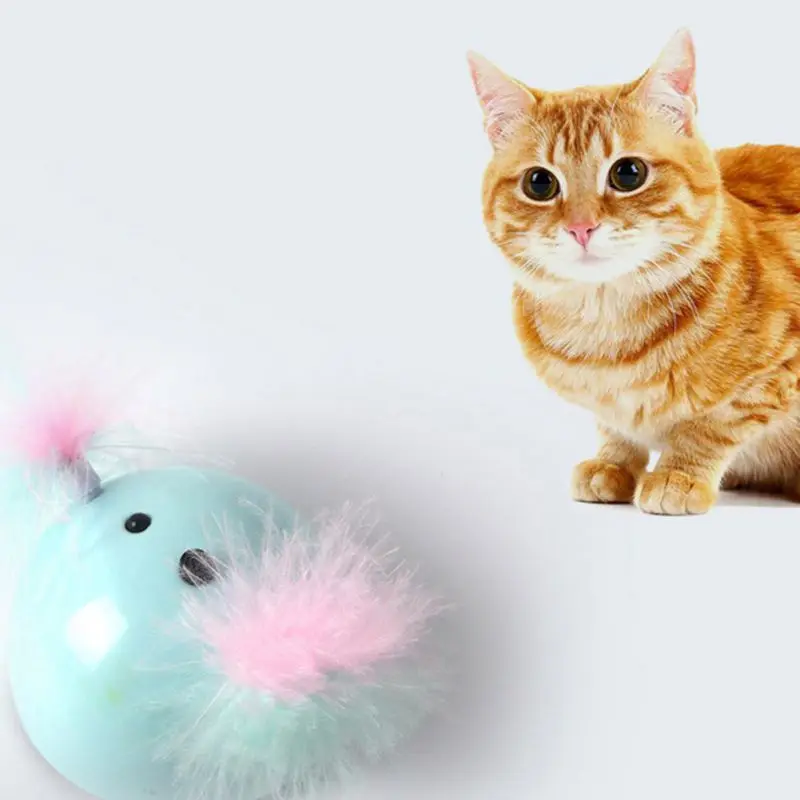 Cat Toy Electric Cat Self-healing Auto-sensing funny cat toy Automatic Funny Cat Ball Kitten Interactive Chasing Feather Toy
Cat Toy Electric Cat Self-healing Auto-sensing funny cat toy Automatic Funny Cat Ball Kitten Interactive Chasing Feather Toy
