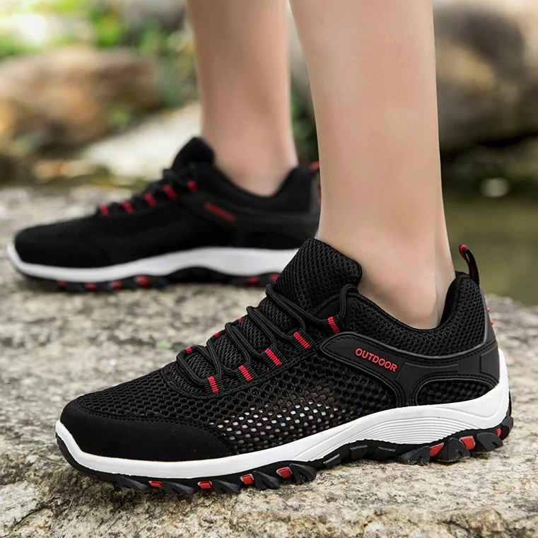 2021 Hot Summer Hiking Sneaker For Men Black Gray Mountain Men Trainers Breathable Rock Climbing Shoes Man Non-Slip Outdoor Shoe
2021 Hot Summer Hiking Sneaker For Men Black Gray Mountain Men Trainers Breathable Rock Climbing Shoes Man Non-Slip Outdoor Shoe
