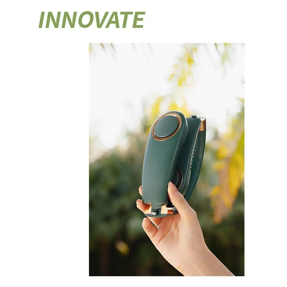 USB Folding Neck Fan Bladeless Air Conditioning Neckband Hanging Fan Adjustable Portable Personal Air Cooler 
USB Folding Neck Fan Bladeless Air Conditioning Neckband Hanging Fan Adjustable Portable Personal Air Cooler