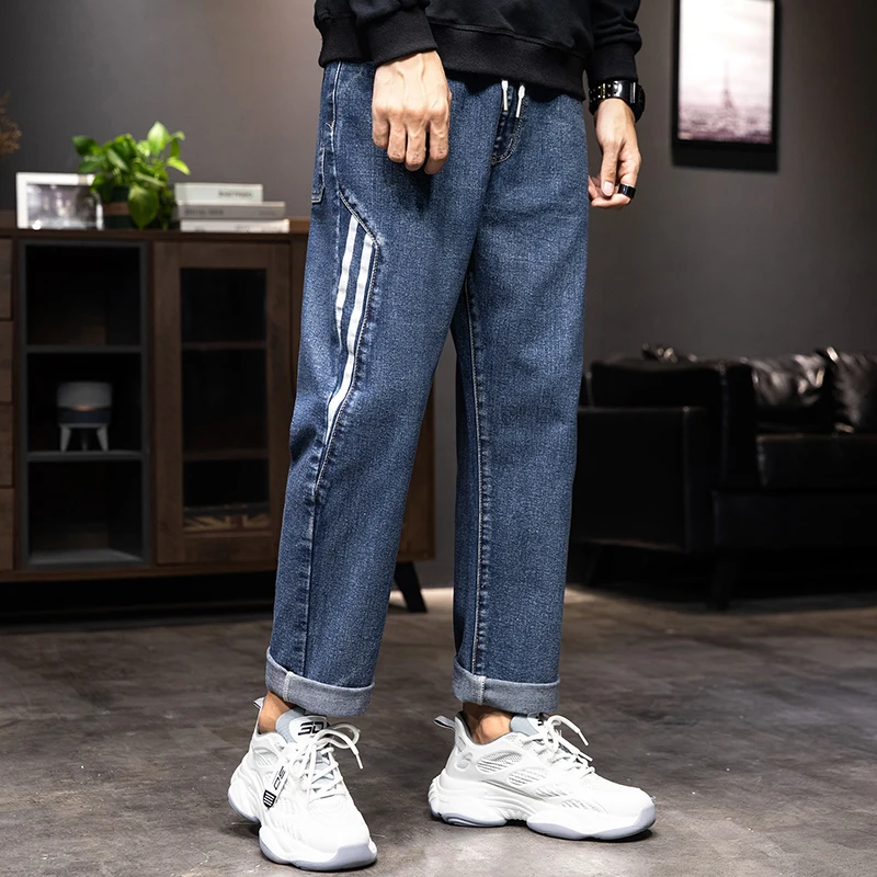 Men Wide Leg Jeans Korean Fashion Autumn New Streetwear Straight Baggy Denim Pants Male Brand Trousers CHNH533
Men Wide Leg Jeans Korean Fashion Autumn New Streetwear Straight Baggy Denim Pants Male Brand Trousers CHNH533