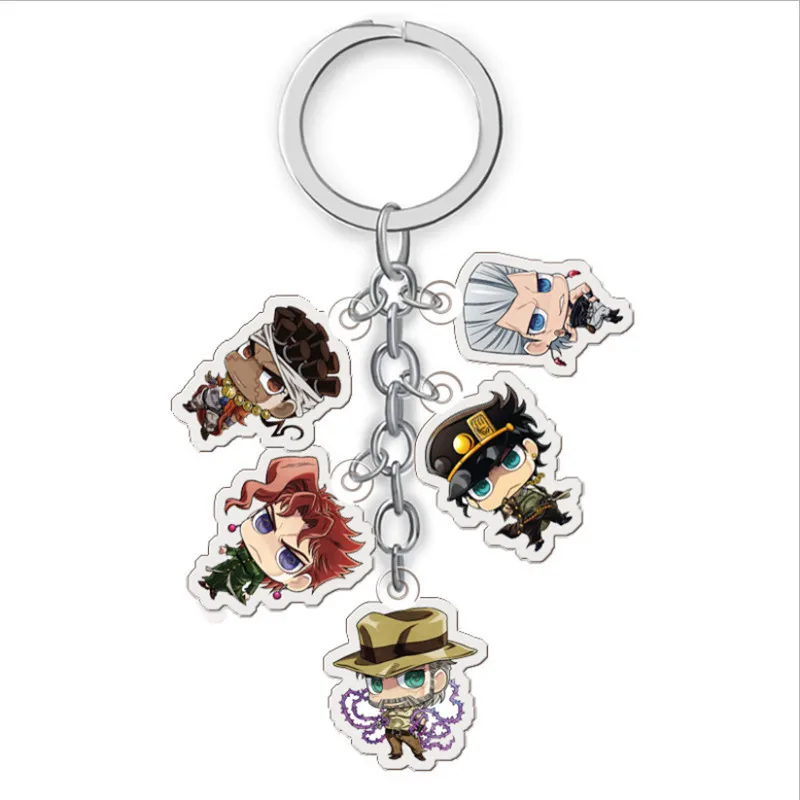 Anime Acrylic Keychain Jojos Bizarre Adventure Two side Print Car Key Chain Cartoon Figure Holder Best Friend Keyring Gift
Anime Acrylic Keychain Jojos Bizarre Adventure Two side Print Car Key Chain Cartoon Figure Holder Best Friend Keyring Gift