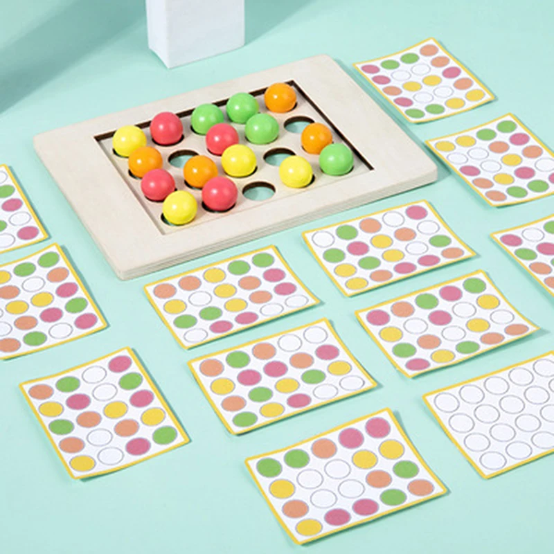 Children Color Matching Board Games Puzzle Toys Rolling Ball Finger Game Logical Thinking Training Educational Wooden Toys Gifts
Children Color Matching Board Games Puzzle Toys Rolling Ball Finger Game Logical Thinking Training Educational Wooden Toys Gifts