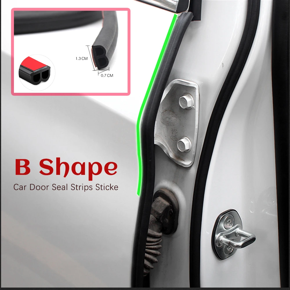 5 Meters Universal Car Door Seal Strips Sticker B Shape Weatherstrip Rubber Seals Sound Insulation Sealing Interior Accessories
5 Meters Universal Car Door Seal Strips Sticker B Shape Weatherstrip Rubber Seals Sound Insulation Sealing Interior Accessories