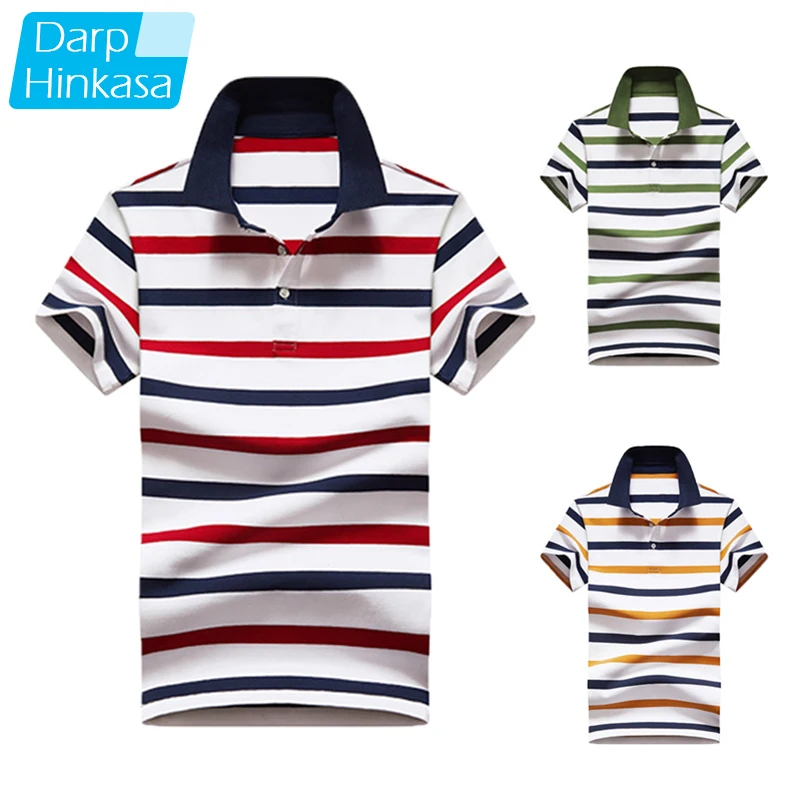 Рубашка-поло DARPHINKASA Мужская в полоску, модная дышащая деловая Повседневная рубашка-поло с коротким рукавом, большие размеры
Рубашка-поло DARPHINKASA Мужская в полоску, модная дышащая деловая Повседневная рубашка-поло с коротким рукавом, большие размеры