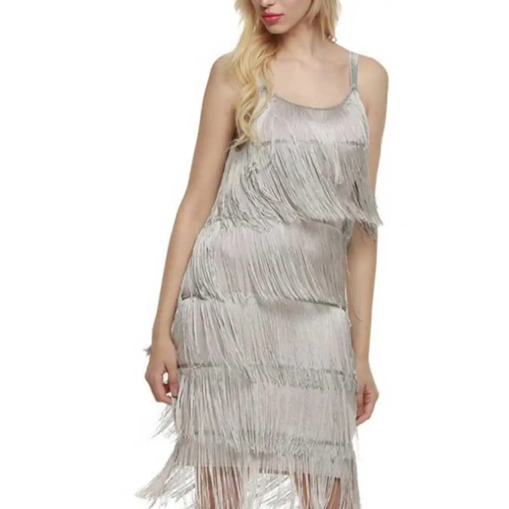 50%HOT Chic Solid Color Splicing Tassels Sleeveless Women Spring Summer Banquet Dress
50%HOT Chic Solid Color Splicing Tassels Sleeveless Women Spring Summer Banquet Dress
