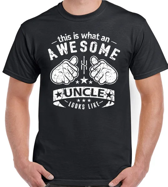 

Uncle T-Shirt This Is What An Awesome Looks Like Mens Funny Fathers Day