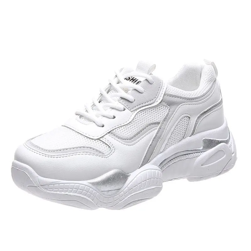 Fashion Women's Sneakers Spring 2021 New Breathable Sneakers Women's Thick-soled All-match Casual Comfortable Women's Shoes
Fashion Women's Sneakers Spring 2021 New Breathable Sneakers Women's Thick-soled All-match Casual Comfortable Women's Shoes
