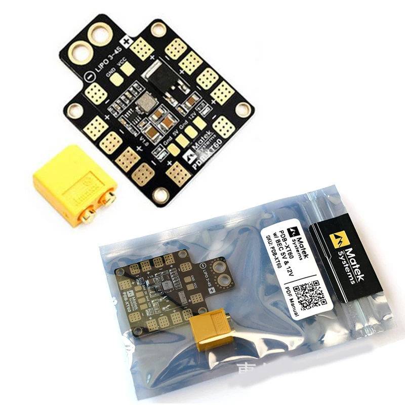 30 5*30 5 мм MATEK XT60 Power Hub PDB распределительная плата питания с BEC В/12 В для F3 F4 F7 CC3D