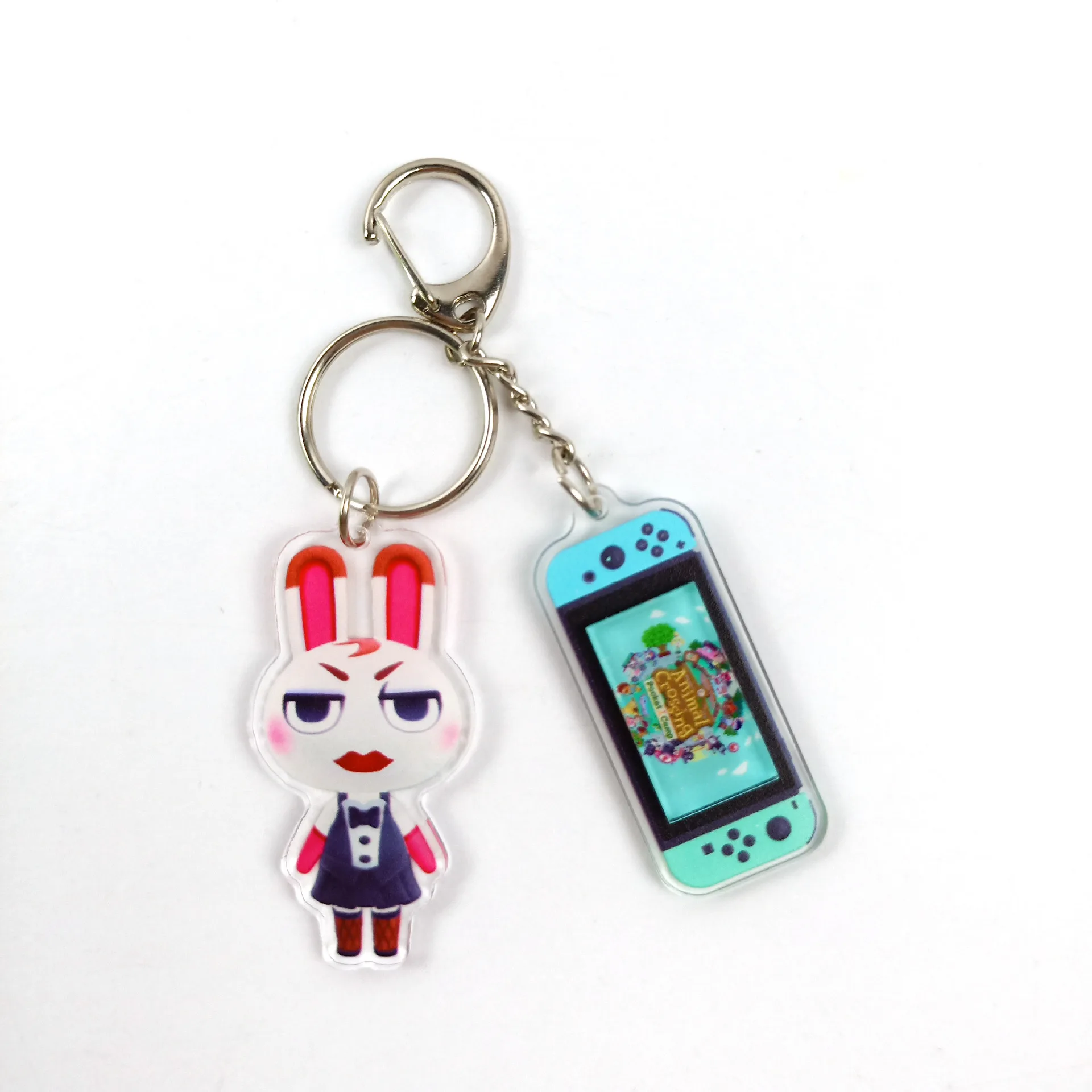 New High Quality Creative Fashion Animal Crossing Key Chains Switch Anime Keychain Stylish Twosides Acrylic Animation
New High Quality Creative Fashion Animal Crossing Key Chains Switch Anime Keychain Stylish Twosides Acrylic Animation