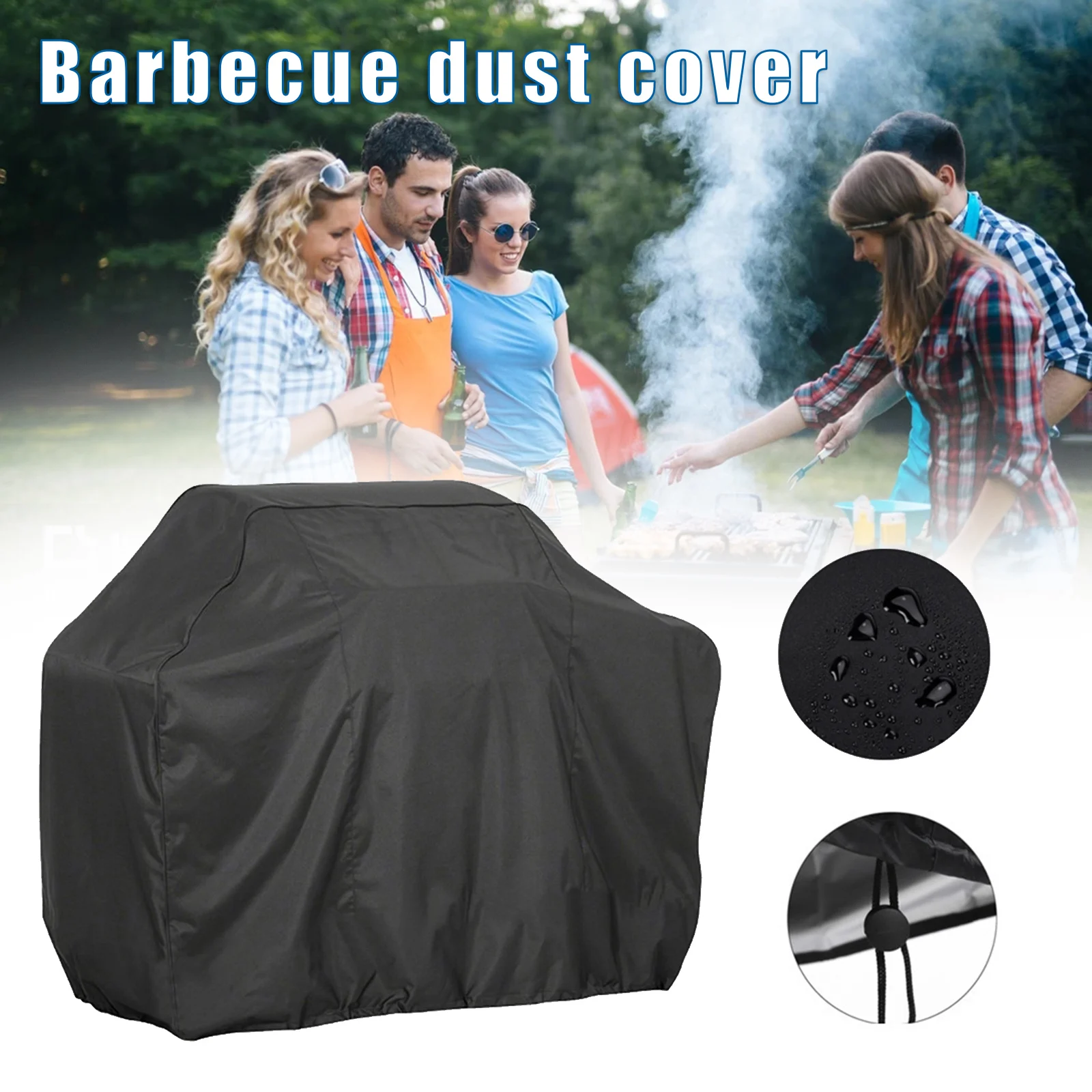 Portable Outdoor Grill Cover Waterproof and Windproof Sun Protection Cover Suitable for Camping Hiking Picnic REME889
Portable Outdoor Grill Cover Waterproof and Windproof Sun Protection Cover Suitable for Camping Hiking Picnic REME889