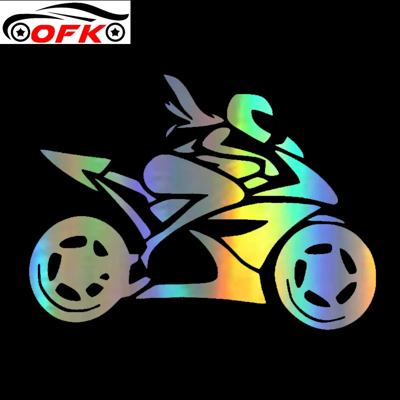

Cool Car Sticker Girl Motorcycle Rider Decals Stickers on Reflective Styling 20*14.7cm