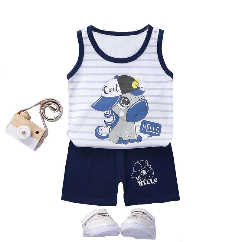 Baby Summer Set 2021 T Shirt + Shorts 2 pieces Tracksuit Kids Boy Sports Clothing Set Clothes For Babyies Outfit 9 months to 6Y
Baby Summer Set 2021 T Shirt + Shorts 2 pieces Tracksuit Kids Boy Sports Clothing Set Clothes For Babyies Outfit 9 months to 6Y