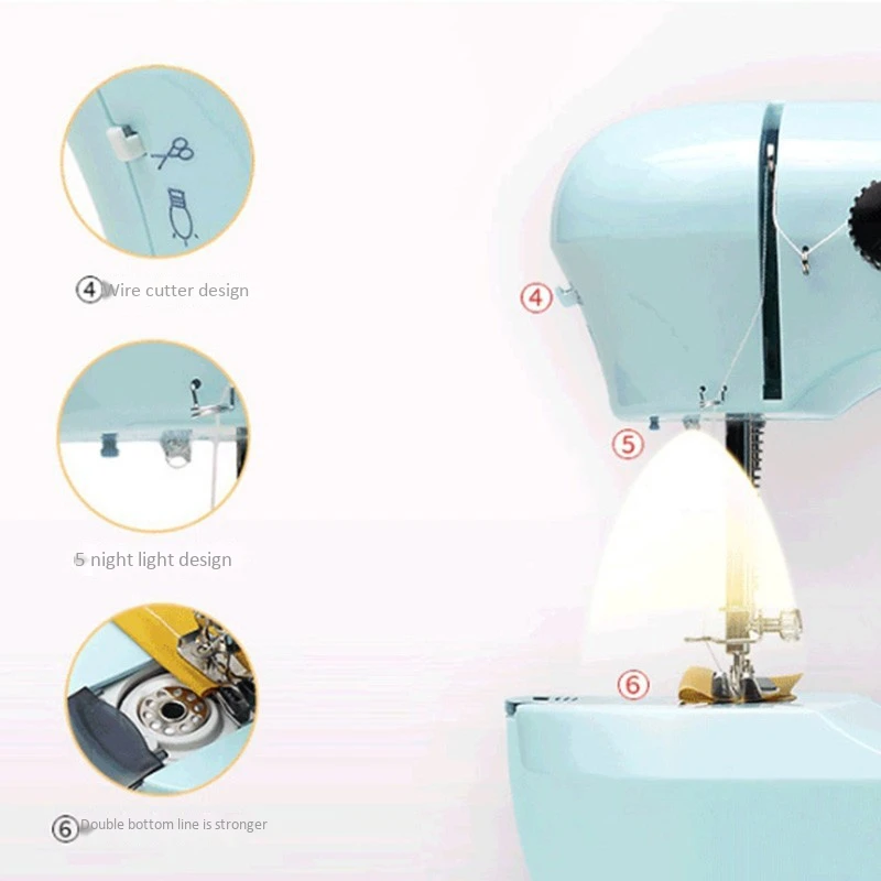 Household Multi-Function Sewing Machine Electric Micro-Sewing Machine Mini Sewing Machine US Plug
Household Multi-Function Sewing Machine Electric Micro-Sewing Machine Mini Sewing Machine US Plug