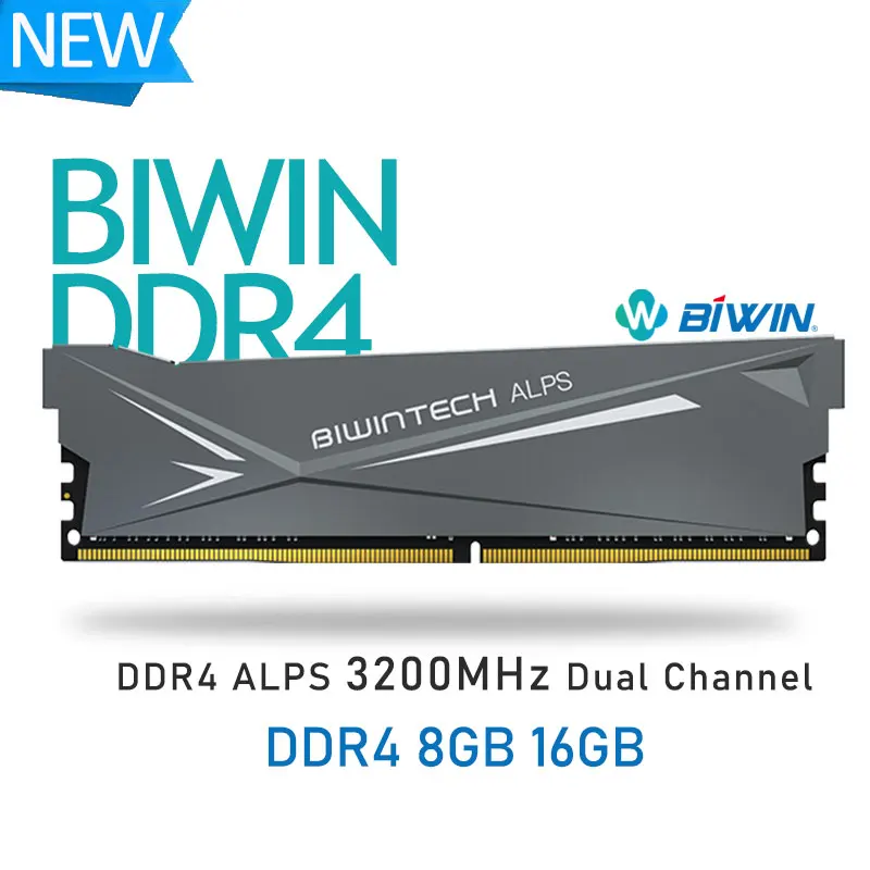 Оперативная память BIWIN DDR4, 8 ГБ, 16 ГБ, 3200 МГц, ОЗУ высокой производительности, 1,2 в, XMP2.0, DDR4, 3200 МГц, ОЗУ для настольного компьютера, ОЗУ с радиато...
Оперативная память BIWIN DDR4, 8 ГБ, 16 ГБ, 3200 МГц, ОЗУ высокой производительности, 1,2 в, XMP2.0, DDR4, 3200 МГц, ОЗУ для настольного компьютера, ОЗУ с радиато...