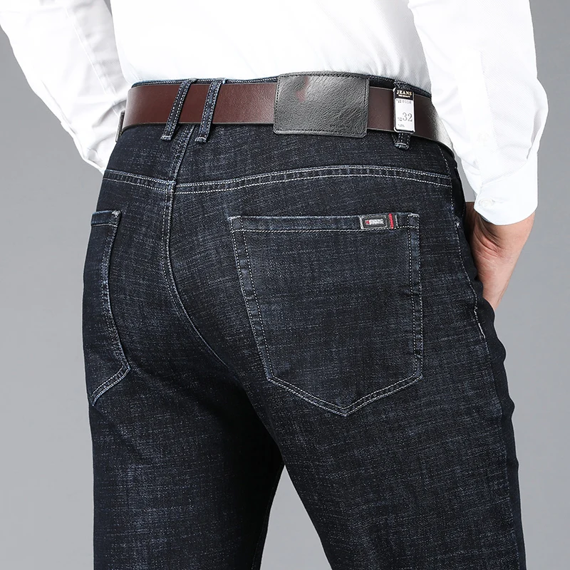 Jeans Black Jean Heren Baggy Slim Fit Denim Trousers High Quality Soft Business Casual 2021 Classic Biker
Jeans Black Jean Heren Baggy Slim Fit Denim Trousers High Quality Soft Business Casual 2021 Classic Biker