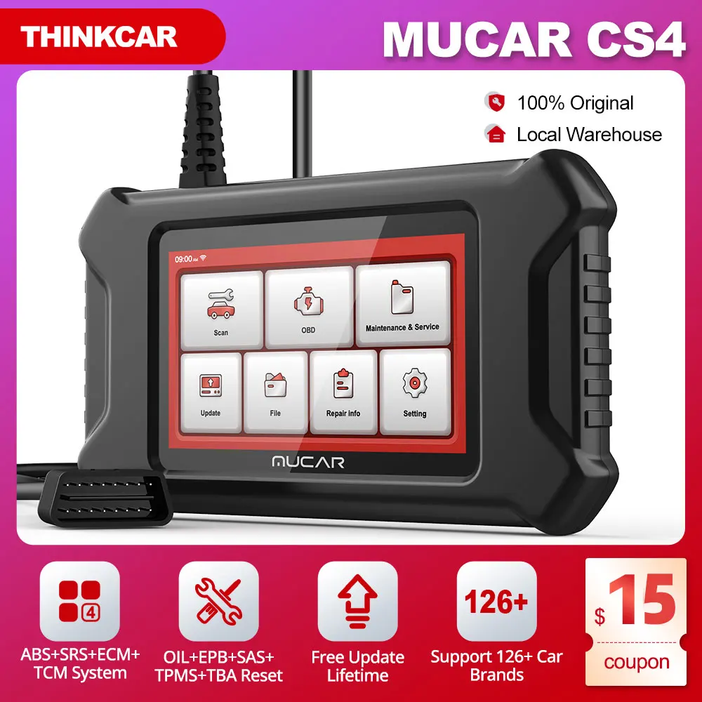 Диагностический сканер MUCAR CS4 Obd2, устройство для диагностики автомобиля, ABS/SRS/ECM/TCM, бесплатное обновление
Диагностический сканер MUCAR CS4 Obd2, устройство для диагностики автомобиля, ABS/SRS/ECM/TCM, бесплатное обновление