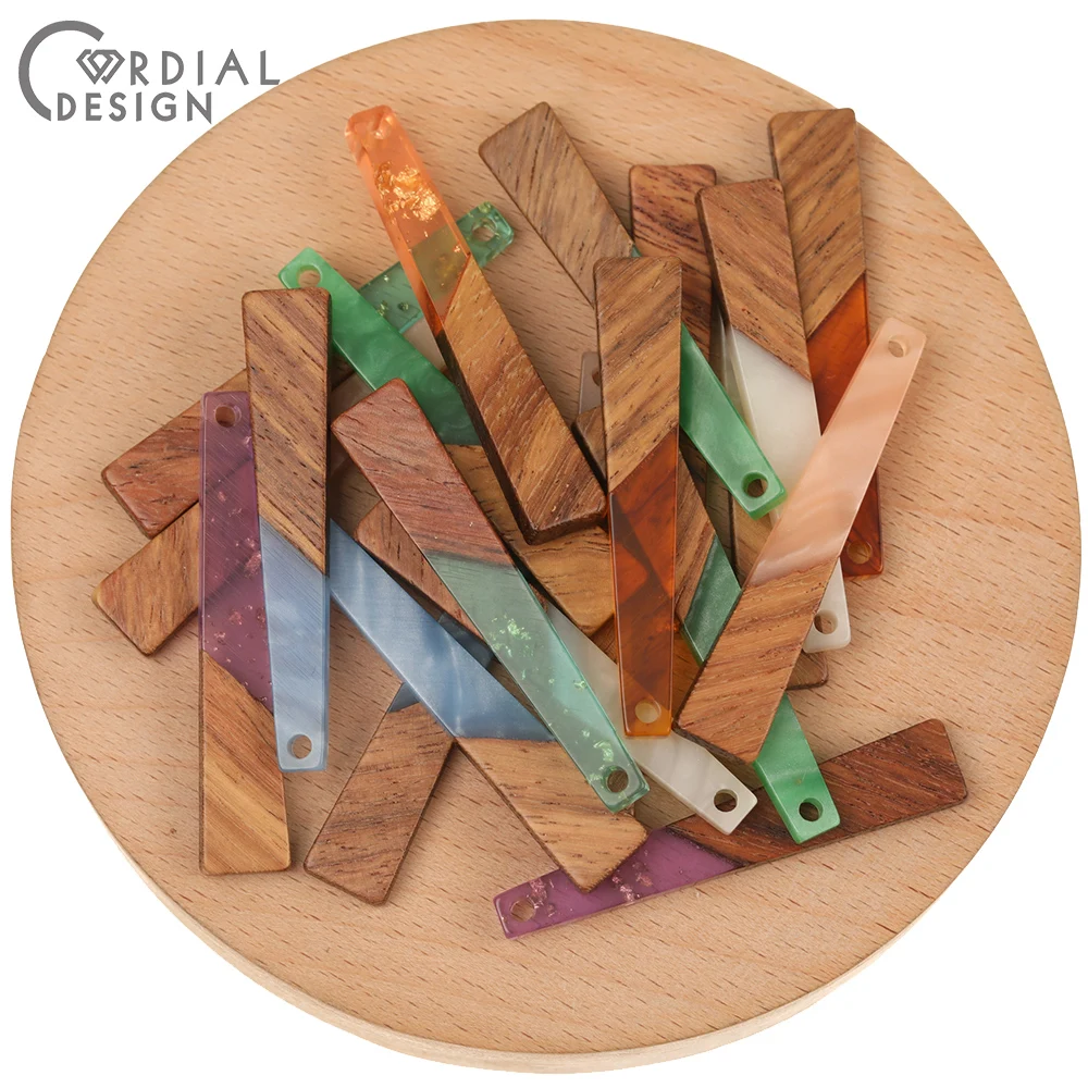 Cordial Design 50Pcs 11*38MM Earrings Accessories/Pendants/DIY Making/Charms/Natural Wood & Resin/Jewelry Findings & Components
Cordial Design 50Pcs 11*38MM Earrings Accessories/Pendants/DIY Making/Charms/Natural Wood & Resin/Jewelry Findings & Components