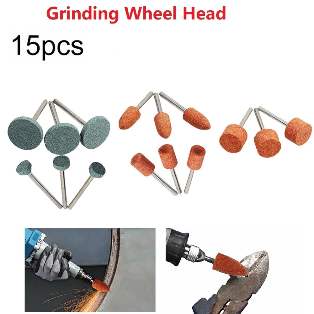 15pcs Grinding Stone 6mm Shank Abrasive Mounted Grinding Wheel Head Rotary Tool For Polishing Power Tools Accessories
15pcs Grinding Stone 6mm Shank Abrasive Mounted Grinding Wheel Head Rotary Tool For Polishing Power Tools Accessories