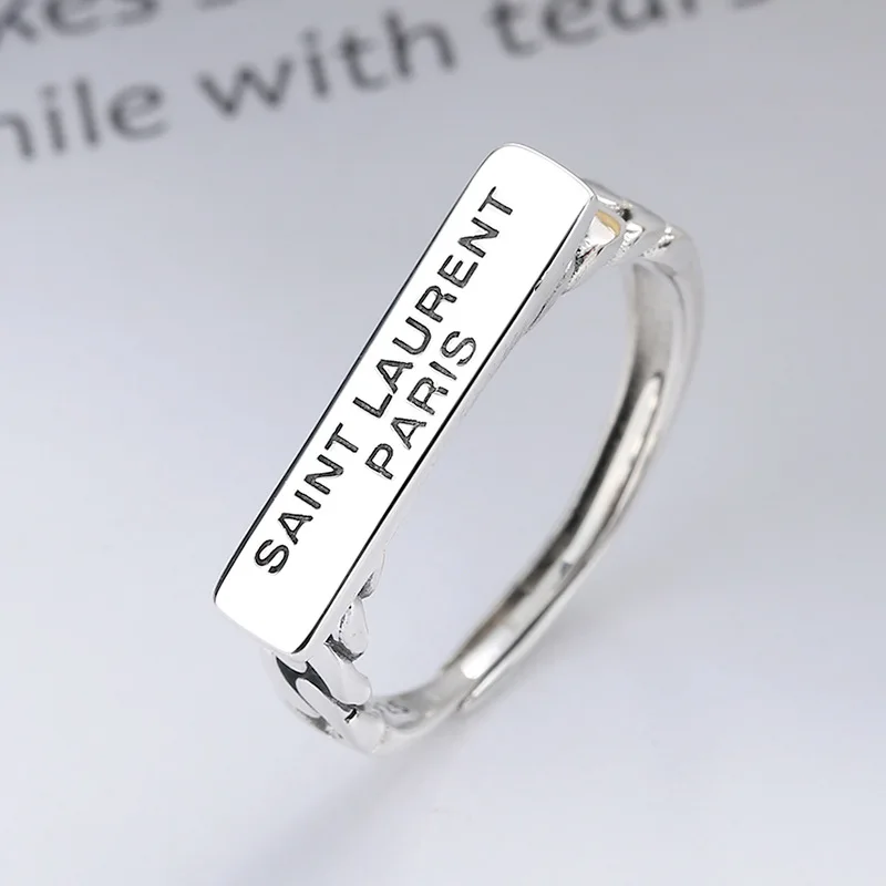FANRU S925 Sterling Silver Ring Birthday Wedding Gift Fine Vintage Chain Square Letter Romantic Paris English Ring S925 Jewelry
FANRU S925 Sterling Silver Ring Birthday Wedding Gift Fine Vintage Chain Square Letter Romantic Paris English Ring S925 Jewelry