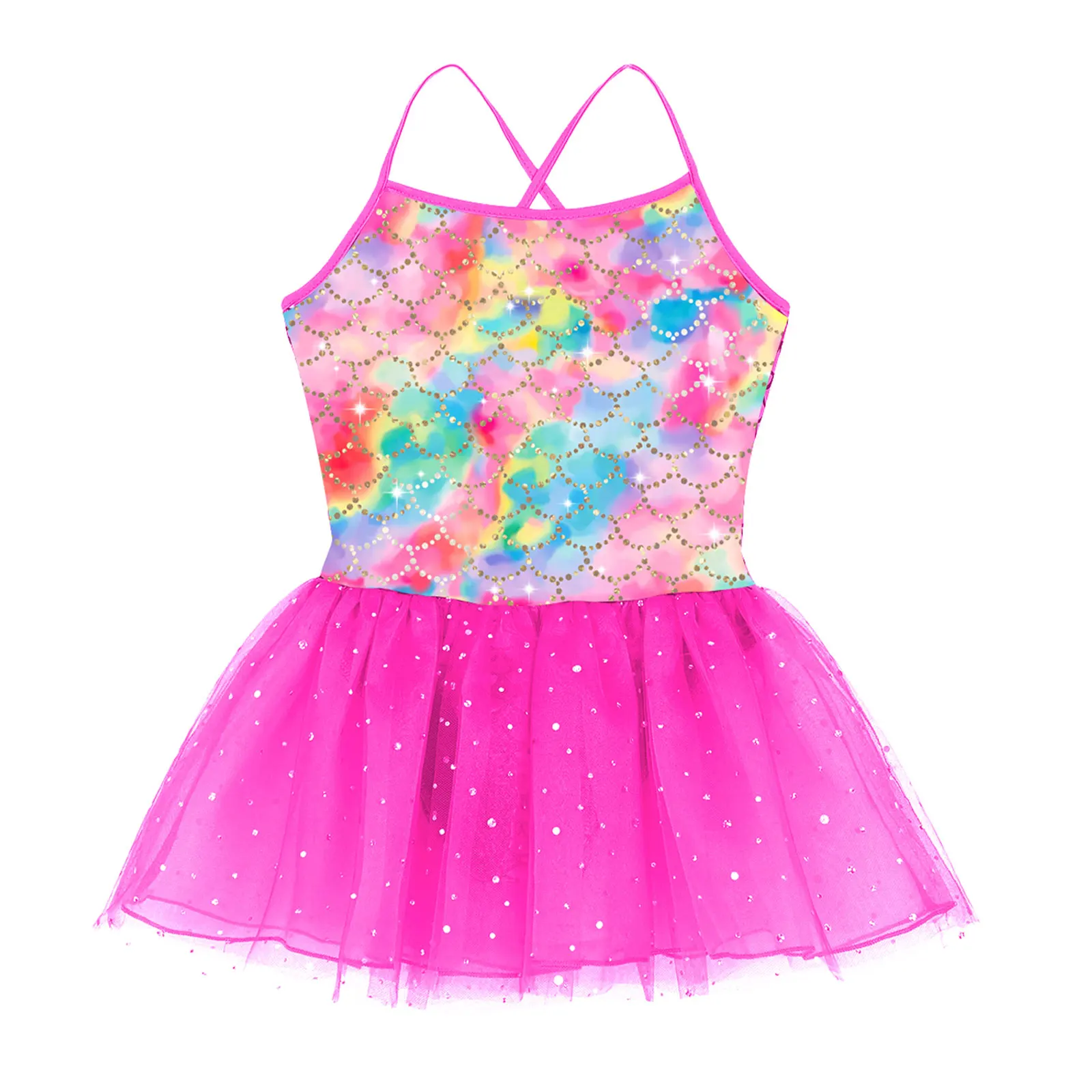 Girls Ballerina Ballet Dress For Children Dance Costumes Mesh Patchwork Mermaid Pattern Clothing Kids Girl Gymnastics Leotard
Girls Ballerina Ballet Dress For Children Dance Costumes Mesh Patchwork Mermaid Pattern Clothing Kids Girl Gymnastics Leotard