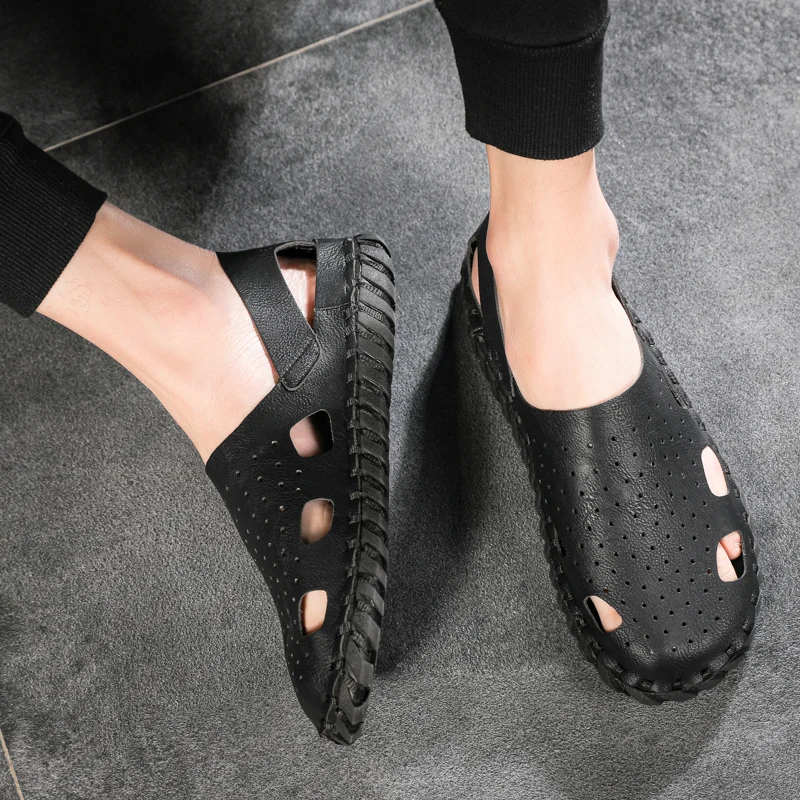 Men's Sandals Summer Casual Footwear Leather Anti-skid Quality Handmade Shoes For Men split leather handmade casual shoes men
Men's Sandals Summer Casual Footwear Leather Anti-skid Quality Handmade Shoes For Men split leather handmade casual shoes men