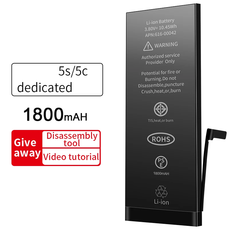 Battery For iPhone 6s 6 s 5s 5 7 8 Plus Original High Capacity Bateria Replacement Batterie For iPhone 7P 8P 6P 6SP
Battery For iPhone 6s 6 s 5s 5 7 8 Plus Original High Capacity Bateria Replacement Batterie For iPhone 7P 8P 6P 6SP