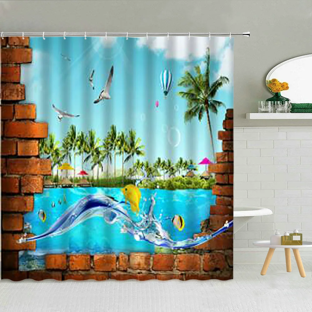 Dolphin Shower Curtain Ocean Underwater Animal Landscape Bathroom Decor Sea Waves Scenery Curtains Waterproof Fabric With Hooks
Dolphin Shower Curtain Ocean Underwater Animal Landscape Bathroom Decor Sea Waves Scenery Curtains Waterproof Fabric With Hooks