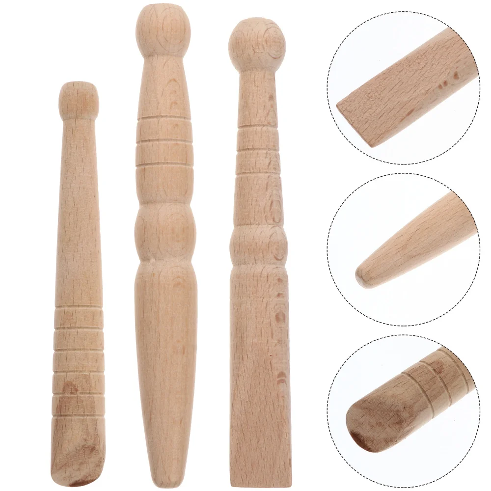 3 Pcs Handheld Massaging Stick Wooden Meridian Massager Practical Massaging Rod
3 Pcs Handheld Massaging Stick Wooden Meridian Massager Practical Massaging Rod