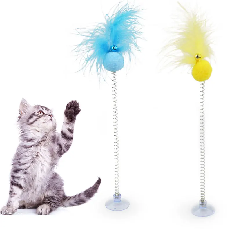 Random Color Funny Cat Stick Toys Colorful Turkey Feathers For Cat Playing Pet Training Toy Tease Cat Stick Interactive Pet Toys
Random Color Funny Cat Stick Toys Colorful Turkey Feathers For Cat Playing Pet Training Toy Tease Cat Stick Interactive Pet Toys