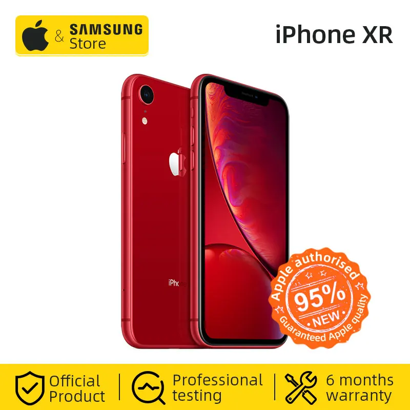 Оригинальный разблокированный смартфон Apple iPhone XR 4G LTE 6 1 "шестиядерный 12MP & 7MP 64