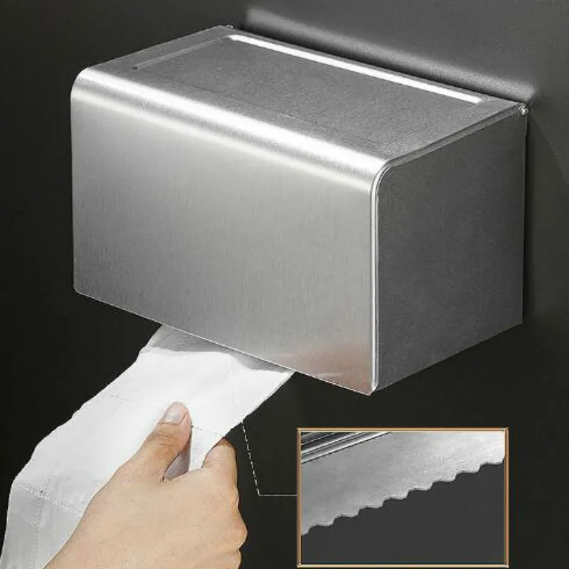 Punch-free Seamless Load-bearing Stainless Steel Nordic Style Toilet Tissue Box Waterproof Paper Box Mobile Phone Holder G8262 
Punch-free Seamless Load-bearing Stainless Steel Nordic Style Toilet Tissue Box Waterproof Paper Box Mobile Phone Holder G8262