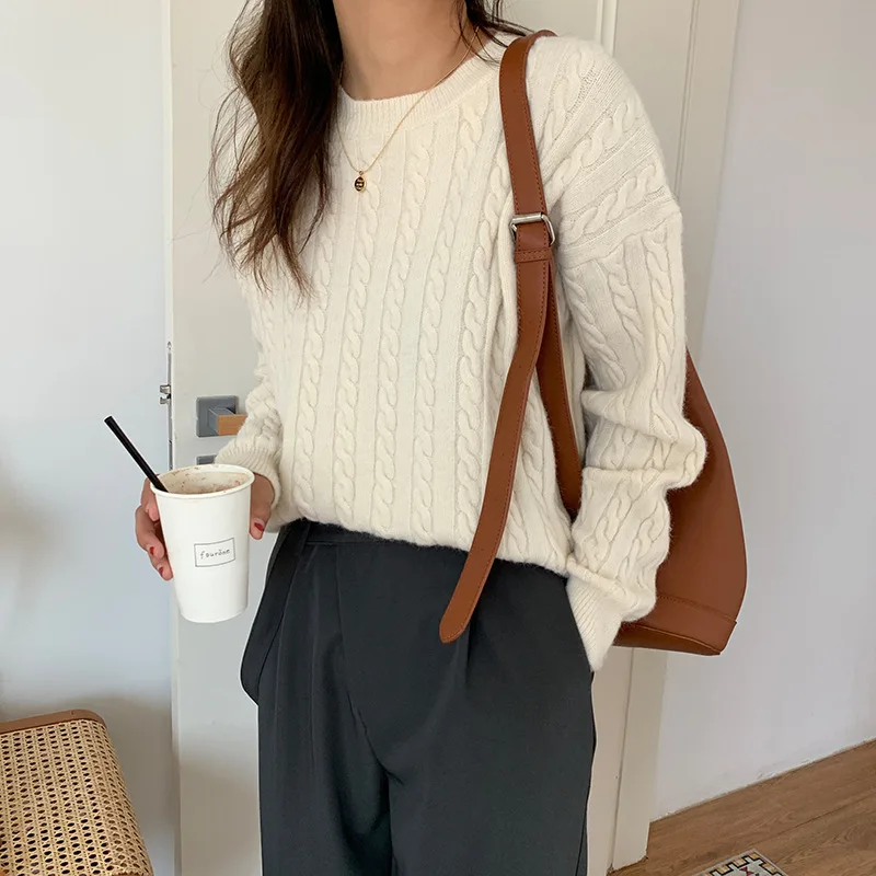 2021 spring and autumn women's Korean knitted sweater
2021 spring and autumn women's Korean knitted sweater