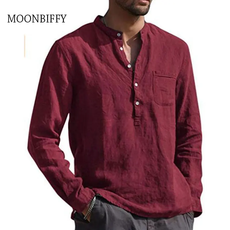 Men's Casual Blouse Cotton Linen Shirt Loose Tops Short Sleeve Tee Shirt Spring Autumn Summer Casual Handsome Men Shirt
Men's Casual Blouse Cotton Linen Shirt Loose Tops Short Sleeve Tee Shirt Spring Autumn Summer Casual Handsome Men Shirt