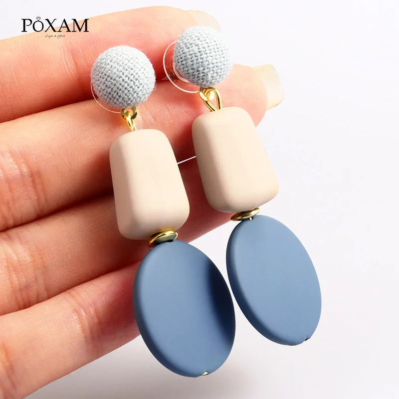 POXAM Statement Acrylic Big Button Drop Earrings for Women Girl Geometric Square Round Summer Party 2019 Female Earring Jewelry
POXAM Statement Acrylic Big Button Drop Earrings for Women Girl Geometric Square Round Summer Party 2019 Female Earring Jewelry