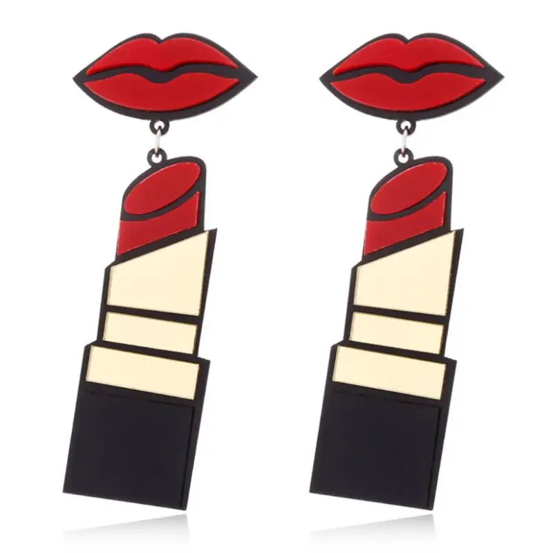Acrylic Earrings Women Jewelry Lip Lipstick Punk Style Dangle Fashion Long Drop 69HB
Acrylic Earrings Women Jewelry Lip Lipstick Punk Style Dangle Fashion Long Drop 69HB