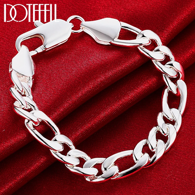 DOTEFFIL 925 Sterling Silver 10mm Sideways Chain Bracelet For Men Woman Charm Wedding Engagement Fashion Party Jewelry
DOTEFFIL 925 Sterling Silver 10mm Sideways Chain Bracelet For Men Woman Charm Wedding Engagement Fashion Party Jewelry