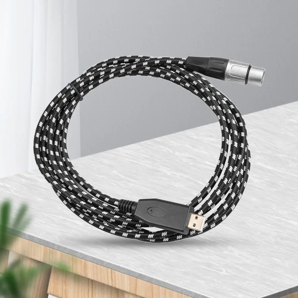 Прочный полезный аудиокабель для микрофона с USB на разъем XLR, легкий аудиокабель для микрофона, двойное экранирование для инструмента
Прочный полезный аудиокабель для микрофона с USB на разъем XLR, легкий аудиокабель для микрофона, двойное экранирование для инструмента